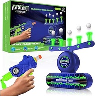 USA Toyz AstroShot Zero GSX Shooting Games for Kids - Nerf Compatible Glow in The Dark Floating Ball Targets for Shooting with Foam Blaster Toy Gun, 10 Floating Ball Targets, and 5 Flip Targets