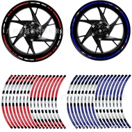 17 "18 inch reflective rim tape is suitable for Honda Kawasaki motorcycle wheel sticker car rim stri