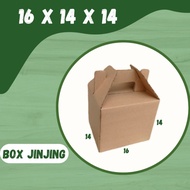Kardus Jinjing 16x14x14 Gable Box Dus Parcel Packing Buah Hampers