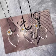 G-Dragon Pick concert Guitar cover as a necklace keychain