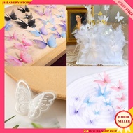 【JS Bakery Store】Double Layer Mesh Butterfly Cake Decoration 双层网纱蝴蝶蛋糕装饰