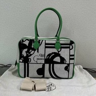 HERMES 竹子林圖騰plume 32手提包2*22*11 全新閒置配件塵袋