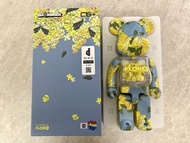 400% 永生花 Flor@ 緬梔花 Golden Shower Flower 泰國限定 Flor Bearbrick Be@rbrick
