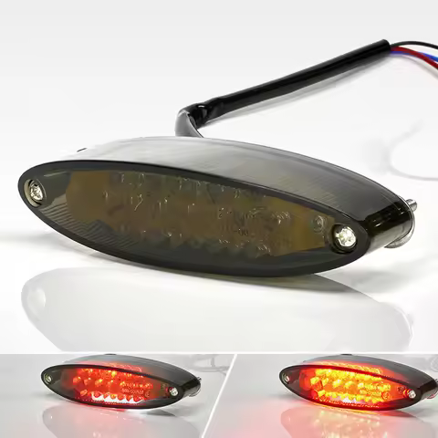 Motorcycle Modified Taillights 12VSmoke LED Tail Brake Light For ATV LTZ King Quad Runner DR DRZ 650