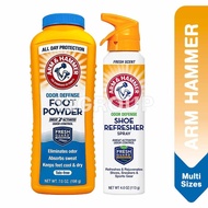 Arm & Hammer Odor Defense Foot Powder / Shoe Refresher Spray, Assorted