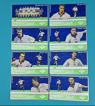 1996 英國BT電話卡(英國國家隊)。一套八張