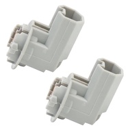 1 Pair Left & Right Side License Plate Light Adapter Number Plate Lamp Holder for Corolla E12 Coroll