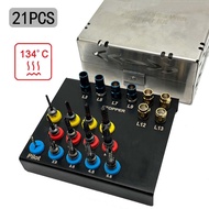 21Pcs Dental Osseodensification Bur Drills Kit Dental Implant Tools High Precision Tools Dental Dril