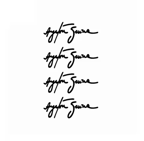 Ayrton Senna Signature Car Sticker Interesting Decal Laptop Guitar Truck Motorcycle Auto Accessories