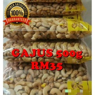 [PREFERRED] Kacang Gajus Asli | Gajus Bakar | Kacang Gajus Goreng 500g