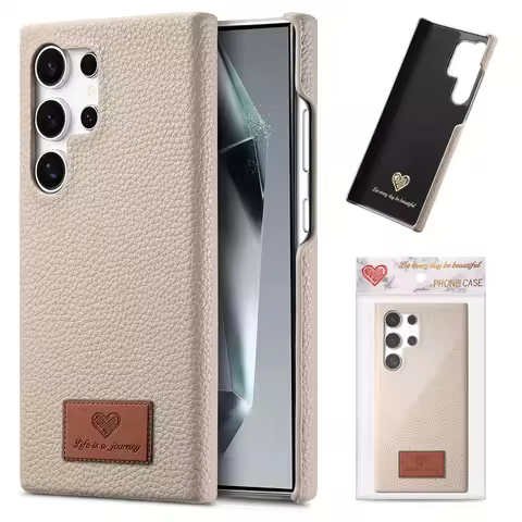 Leather Phone Case for Samsung Galaxy S25 Ultra S24 S22 Plus S23 S21 FE A06 A17 A16 A06 A36 A56 A55 