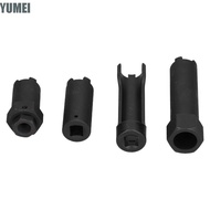 YUMEI 4PCS Injector Socket Set, 25mm 27mm 29mm 30mm Anti-Rust  Injector Socket, Deep Socket Universa
