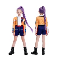 Children's Costume Children's K-POP Hallyu Girl Group Witch Hunter Group cos Costume Lumi Mirazoyi c