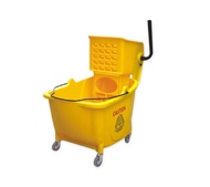 Mop Bucket Wringer Heavy Duty Commercial Industrial Mop Squeezer 32L Floor Cleaning
