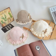 (4 Months - 12 Months) Premium Lace Ribbon Character Children's Bucket Hat