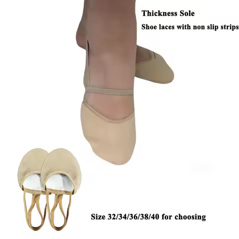 Adult and Children's Palm Cover Half Foot Shoe Artistic Gymnastics Shoes Half Foot Practice Shoes Ba