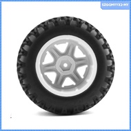 [SzgqmyyxcbMY] 4Pcs RC Car Tires and Wheel Rims for 1/12 1/14 1/16 Crawler Sturdy Outer Diameter 105mm