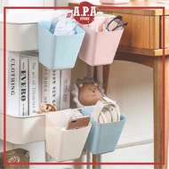 APA Bakul Gantung Plastik 12x11x13CM Plastic Hangable Square Basket Storage Organizer Bedroom Table 