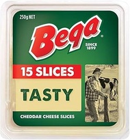 Bega Tasty Cheddar Cheese Slices, 250g