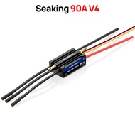 HOBBYWING Seaking Brushless ESC Boat Sensorless ESC 30A 60A 90A 120A 160A V4 Series IP67 Waterpoof B