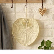 Handmade creative bamboo fan Cool peach-shaped bamboo fan summer cool fan Fresh handheld fan