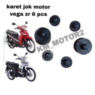 KARET  GANJAL JOK MOTOR VEGA ZR 6PCS FULL SET UNTUK SATU JOK MOTOR
