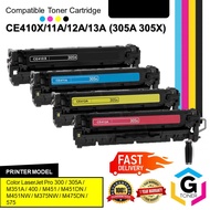 Compatible HP CE410X CE411A CE412A CE413A (305A 305X) CMYK LaserJet Toner Cartridge