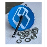 Crank GT 52T Complete Set , BMX , lajak