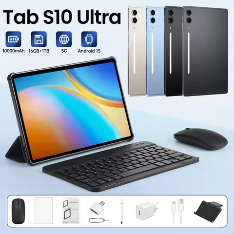 2026 Tab S10 Ultra Original Tablet 10.1 inch Snapdragon870 Android 14 Global 10 Core 10000mah 5G Dua