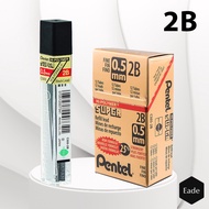 Pentel 2B Mechanical Pencil Lead - 0.5 MM - C505 - Pentel 2B Super Hi-Polymer Lead Refill