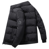 Men Winter Thick Down Padded Jacket Thickened Stand Collar Handsome Down Jacket Down Padded Jacket Thickened Winter Jacket