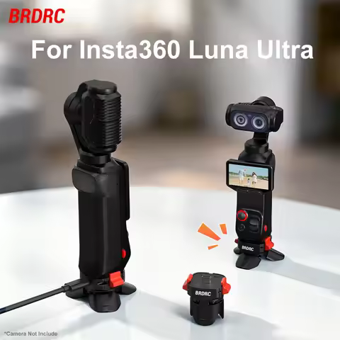 For Insta360 Luna Ultra Charging Adapter Quick Detachable Base Desktop Holder Mount Vlog Content Cre