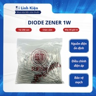 Zener Diode 3.9V/5.1V/5.6V/6.2V/7.5V/8.2V/9.1V/12V/15V/18V/20V/24V 1W Bag of 250.