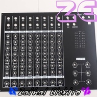 Panel atas audio mixer 8 Potentio 8 Channel