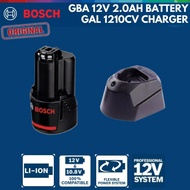 Original Bosch 12V Battery & Charger | Battery GBA 12V 2.0Ah | Charger GAL 1210CV
