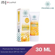 ครีมกันแดดผิว Pharmular See Through Hybrid Sunscreen Serum SPF 50+ PA++++ ขนาด 30 ML. กันแดดหน้า กัน