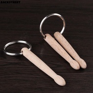 BACKSTREET Drum Sticks Key Ring, Mini Wood Drumsticks Keychain,  Metal Gift Drumstick Grommets
