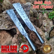 Golok baja asli super tajam tebas paku-golok tahan paku/golok baja besar/golok super tajam/golom panjang murah