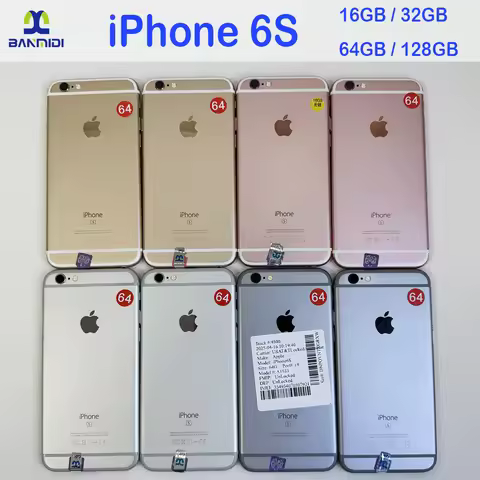 4.7inch IOS Apple iPhone 6S Unlocked Mobile Phone 16/64/128GB ROM 2GB RAM 12MP 4G LTE Original CellP