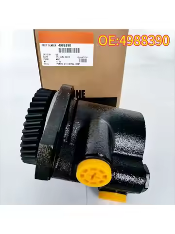 Original High Quality New For 4988390 Power Steering Pump for Cummins Diesel 4BT 6BT5.9 Engine 49883