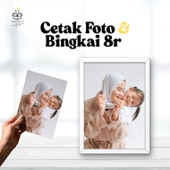 8R Frame (20x25cm) + Photo Printing | Shatterproof Acrylic