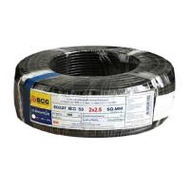สายไฟ VCT IEC53 BCC 2x2.5 ตร.มม. 100 ม. สีดำ (1018346)