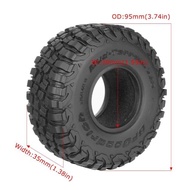 4PCS tires 1.55 95/35 BFGOODRICH SCX10 RC4WD MST CC01