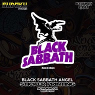 Sticker PRINTING BAND BLACK SABBATH DEVIL Wings Cool|Viral STICKER|Helmet STICKER
