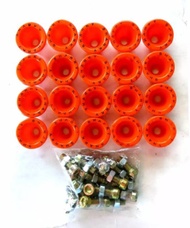 Ring Monel Bulat Bahan Plastik isi 10 + Mur Baut - Variasi Motor Baut Variasi / Monel Baut Variasi