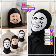 KB-C649 Cute Ugly Face Mask Unique Creative Abstract Face Expression Mask / Prank Cosplay Mask Joke 