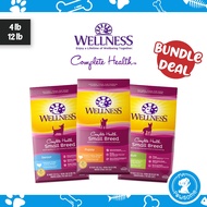 [2 for 2% OFF] Wellness Small Breed Complete Health Dry Dog Food 4lb / 12lb