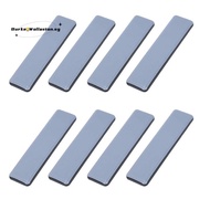 8Pc Furniture Glides Rectangle Furniture Sliders 25mm x 100mm Self Adhesive Furniture Moving Sliders