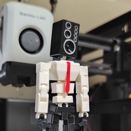 3D Printed Super Articulated Sound Man Vs Toilet Man Dummy DIY Universal Magnetic Toy Building Block