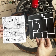 TWTOPSE Bike Protection Film For Brompton Folding Bicycle Invisible Paint Scratch-resistant Sticker